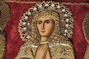 Плащаница 19 века, подарок нашему Храму